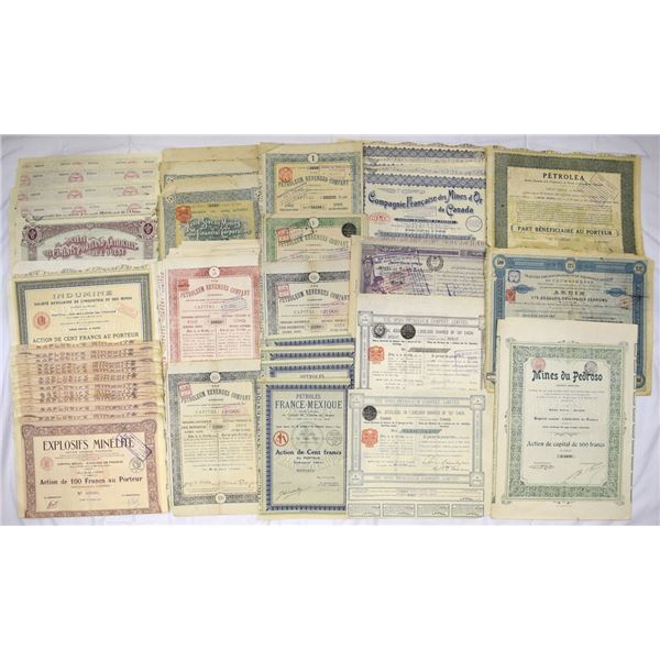 International Mining, Petroleum & Industrial Enterprises, ca. 1890s to 1930s Bonds & Shares.