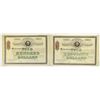 Image 1 : CT. Cape Cod Railroad Co., 1871, $500 & $5000 I/C Bond Pair Including S/N 4.