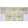 Image 3 : IN. Belt Rail Road & Stock Yard Co., 1900 to 1909, I/C Stock Certificate Group[.