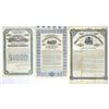 Image 1 : Indiana. Railroad Coupon Bond Trio, ca.1881 to 1910.