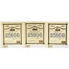 Image 2 : MA. Boston Clinton & Fitchburg Rail-Road Co., 1871, Serial #s 1, 2 & 4, $5000 I/C Coupon Bonds Bond 
