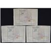 Image 2 : MA. Boston Hartford and Erie Rail Road Co., 1866, I/U Coupon Bond Trio With Imprinted Revenue Stamps