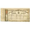 Image 1 : MA. Old Colony & Newport Railway Co., 1865, Serial #s 1 & 2, $500 I/C Bond Pair
