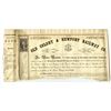 Image 1 : MA. Old Colony & Newport Railway Co., 1866, Serial #1, $5000, I/C 5% Coupon Bond