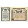 Image 1 : MI. PA. South Mountain Railroad Co. and Eastern Michigan Railways, 1873 and 1928, Issued Bond Pair.