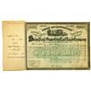 Image 1 : MN. Saint Paul and Sioux City Rail Road Co., 1874, I/C Stock Certificate.