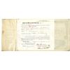 Image 2 : OK. Choctaw, Oklahoma and Gulf Railroad Co., 1895, Serial #1 Stock Certificate.