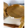 Image 4 : Hand-Turned Wooden Plate and Rolling Pin