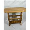 Image 2 : Oak Magazine Rack End Table