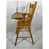 Image 4 : Wooden High Chair with Tray