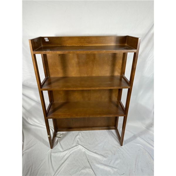 Wooden Three-Tier Shelving Unit
