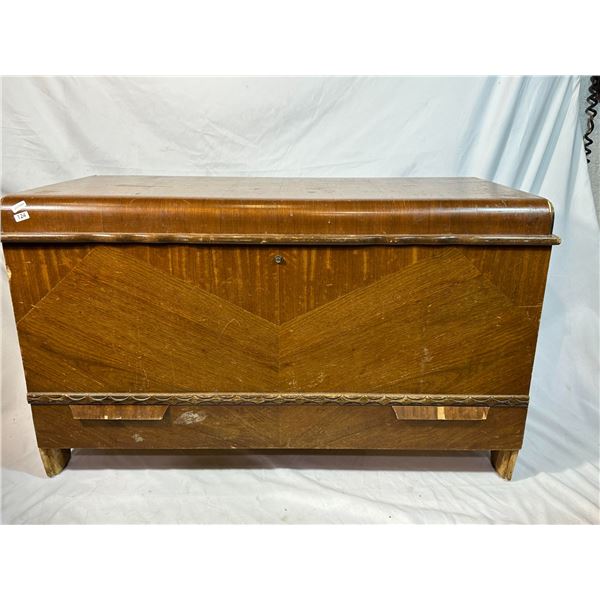Cedar-Lined Wooden Blanket Chest