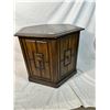 Image 1 : Oak Pedestal Storage Cabinet