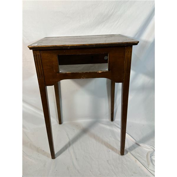 Wooden Console Table with Open Shelf