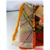 Image 4 : Vintage Hand-Hooked Wool Rug with Yarn Kit