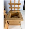 Image 2 : Wooden Storage Boxes with Lattice Backs and Camera Bag