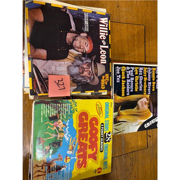 Large Box Lot of Vinyl Records