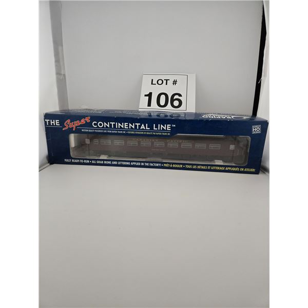 RAPIDO TRAINS / SUPER CONTINENTAL LINE PASSENGER CAR (HO SCALE)