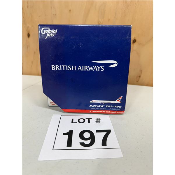 GEMINI JETS / BRITISH AIRWAYS BOEING 767-300 (1:400) [DIE-CAST]