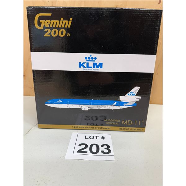 GEMINI 200 / KLM ROYAL DUTCH AIRLINES MCDONNELL DOUGLAS MD-11 (1:200) [DIE-CAST]