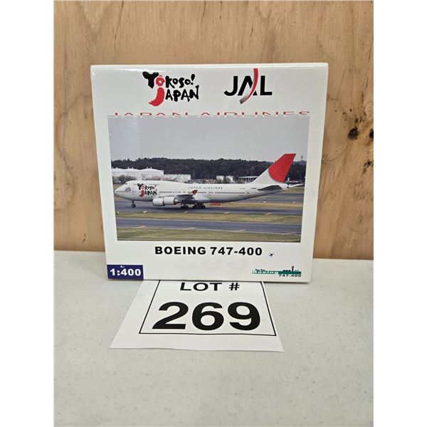 JAL / JAPAN AIRLINES BOEING 747-400 “YOKOSO JAPAN” (1:400) [DIE-CAST]