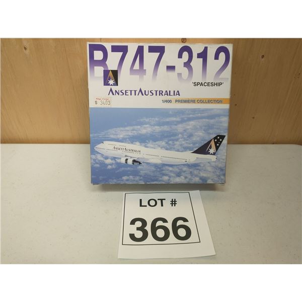 ANSETT AUSTRALIA BOEING 747-312 “SPACESHIP” (1:400) [DIE-CAST]