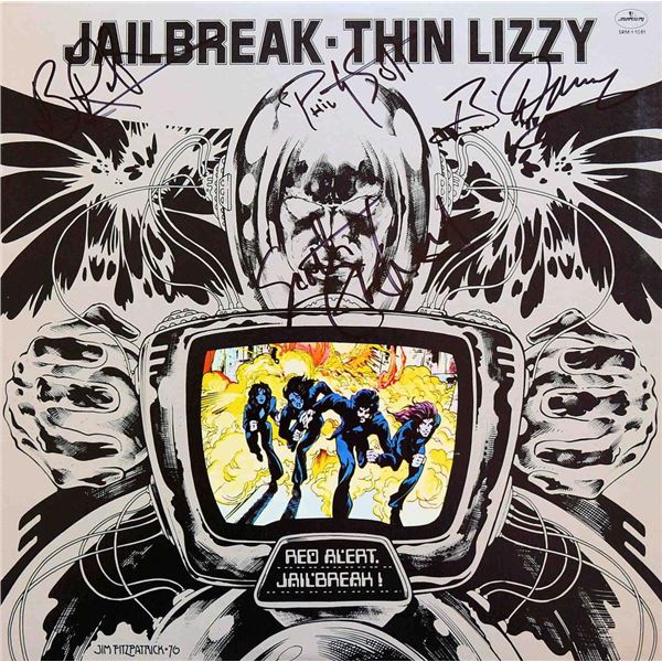 Thin Lizzy signed Jailbreak album