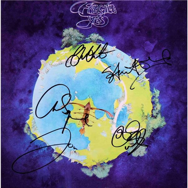Yes Signed Fragile Album