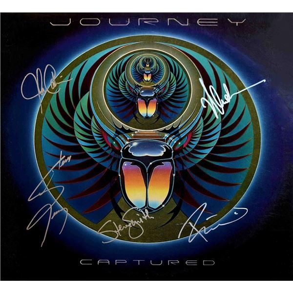 Journey signed Captured album