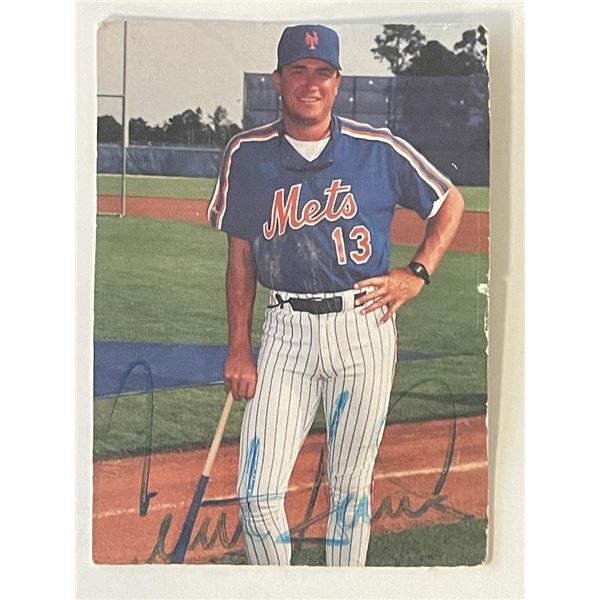 New York Mets Clint Hurdle signed photo