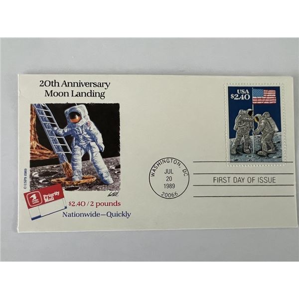 20th Anniversary of the Moon Landing Commemorative FDC
