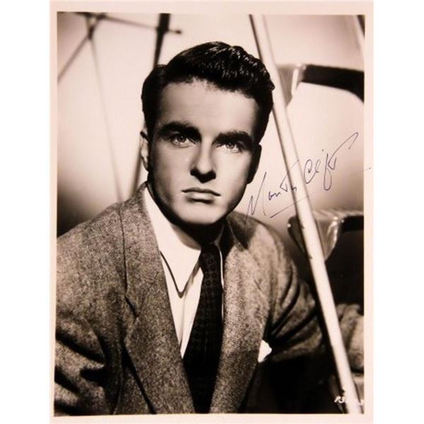 Montgomery Clift signed portrait photo