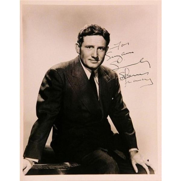 Spencer Tracy signed portrait photo