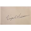Image 1 : NASA Project Mercury Virgil Grissom signature slip