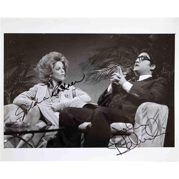 Saturday Night Live John Belushi and Gilda Radner signed photo