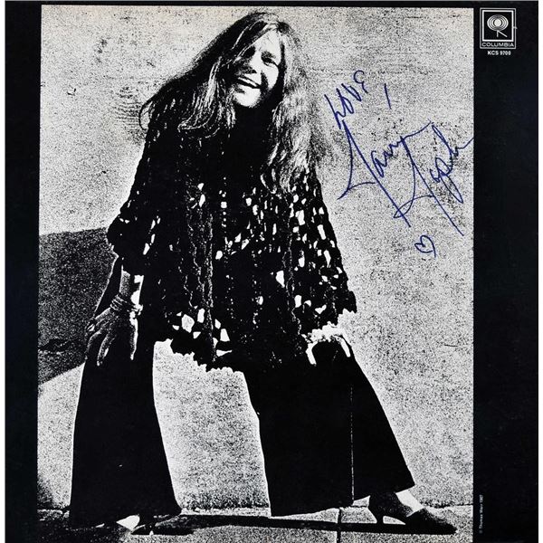 Janis Joplin signed Cheap Thrills album