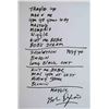 Image 1 : Bob Dylan Signed Set List