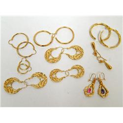 14Kt Yellow Gold Filled Earrings Collection