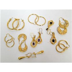 14Kt Yellow Gold Filled Earrings Collection