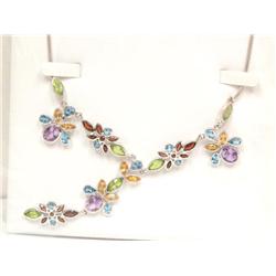 25Ctw AAA Garnet, Blue Topaz, Citrine, Amethyst