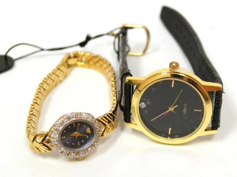 Jules Jurgensen Watch Diamonds Dial Quartz Watch