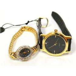 Jules Jurgensen Watch & Diamonds Dial Quartz Watch