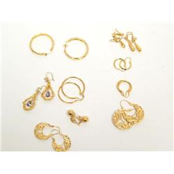 14Kt Yellow Gold Filled Earrings Collection