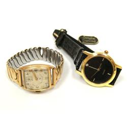 1920's Elgin Deluxe Wind-up & Diamond Dial Watch