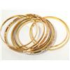 Image 1 : 14Kt Yellow Gold Filled Bangle Bracelet Collection