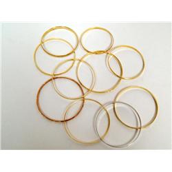 14Kt Yellow Gold Filled Bangle Bracelet Collection