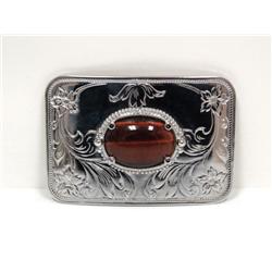 AAA Tiger Eye Hand Engrave Buckle