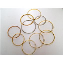 14Kt Yellow Gold Filled Bangle Bracelet Collection
