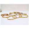 Image 2 : 14Kt Yellow Gold Filled Bangle Bracelet Collection
