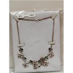 AAA Blue Topaz & Sapphire Hand Crafted Necklace